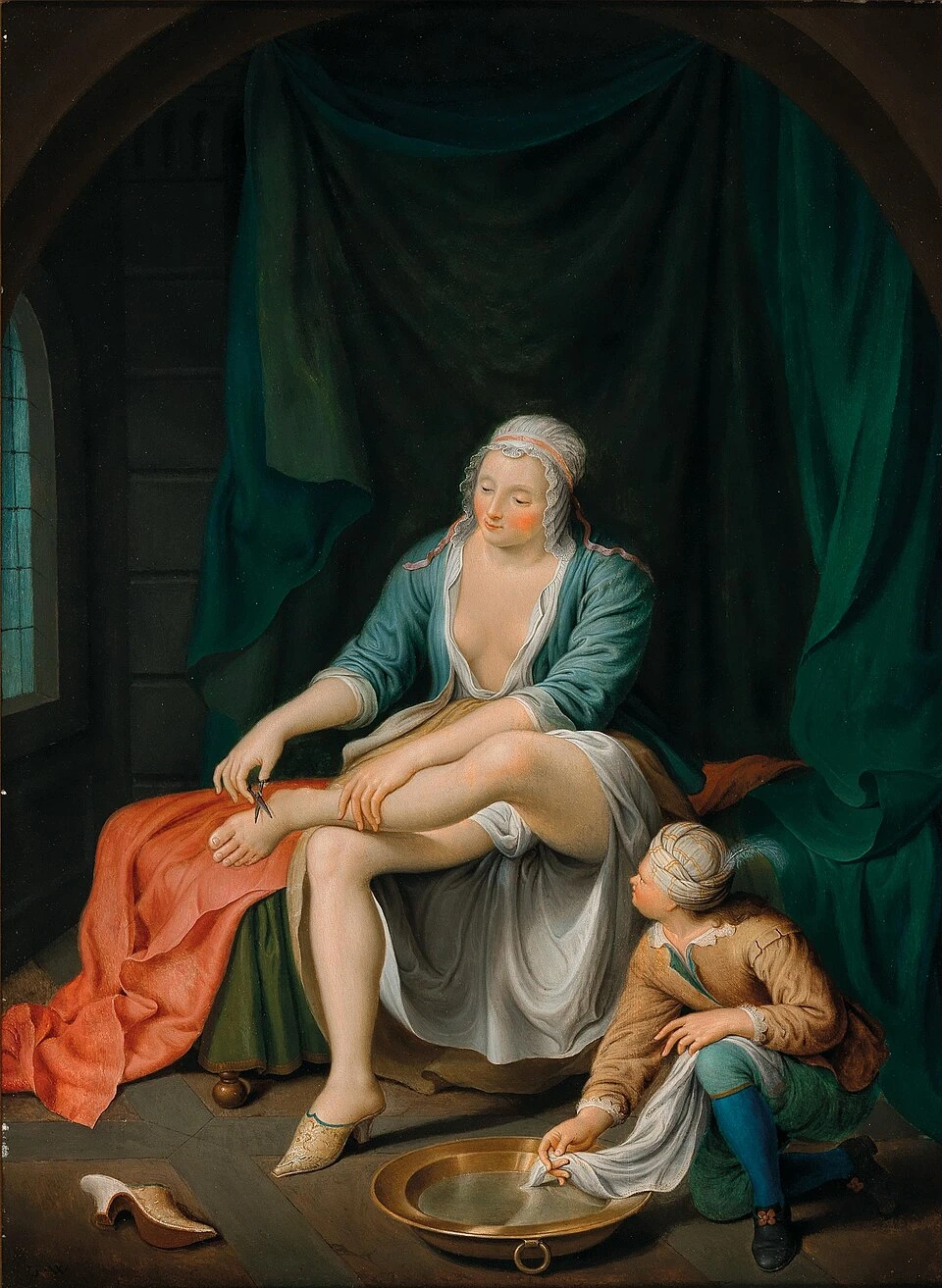 1673-Heinrich Krippel - Donna al bagno